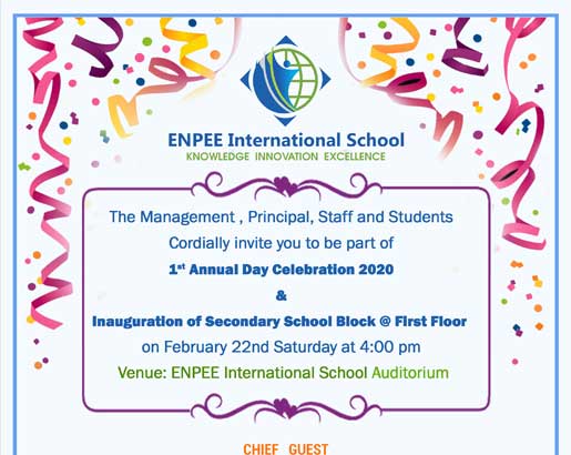 ENPEE-School-Annual day Invitation-2020